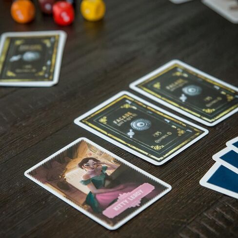 Facade Dark Cites Series Board Game of Strategy, Deceit, and Luck - Card Game for Teens Adults and Family - Deluxe Deadwood 1876 in Kuwait