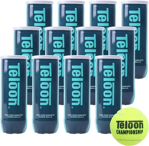 Teloon Championship Tennis Balls - Extra Duty - Regular Duty Felt Pressurized Tennis Balls in Saudi Arabia