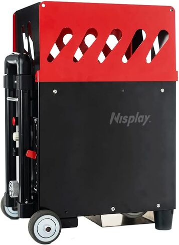 Portable Tennis Ball Machine (26lbs) - Dual Motor for TopSpin and Backspin, 80+ Balls, Max 68MPH, 4+ Hours Play with External Lithium Battery in Saudi Arabia