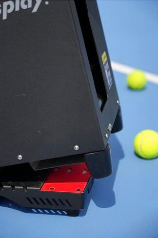Portable Tennis Ball Machine (26lbs) - Dual Motor for TopSpin and Backspin, 80+ Balls, Max 68MPH, 4+ Hours Play with External Lithium Battery in Saudi Arabia