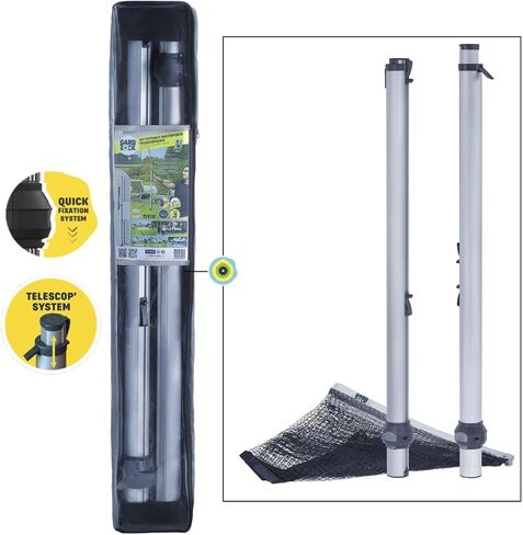 GARD & ROCK Multisport Telescopic Posts in Aluminum - Quick Fixation System - Badminton, Tennis, Volleyball, Anchoring Base Not Included! - Turn Your Space into a Sports Field in a Flash! in Saudi Arabia