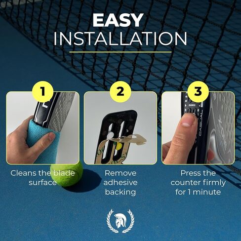 يتضمن حارس نقاط التنس و Padel للمضرب - سلسلة مفاتيح مضرب Padel - يناسب جميع المضارب - أدوات التنس والهدايا - مجموعة هداف in Saudi Arabia