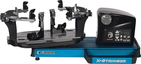 GAMMA Sports Stringing Machines, X-ELS 6PT, X Series Tennis Stringing Machine, 360 Degree Roundtable, Secure, Racquetball, Badminton Stringing, Squash, Stringing Tools Included in Kuwait