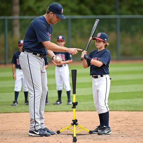 Baseball Tee for Kids,Batting Tee,Softball Tee,Youth Hitting Tee,Teeball Tee,Travel Tee,Easy Adjustable Height in Kuwait