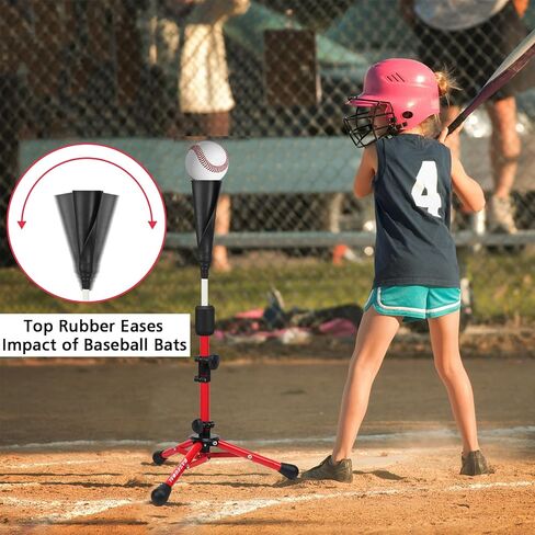 Baseball Tee for Kids,Batting Tee,Softball Tee,Youth Hitting Tee,Teeball Tee,Travel Tee,Easy Adjustable Height in Saudi Arabia
