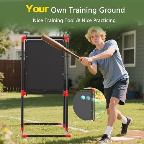 هدف منطقة ضربة بيسبول للكرات البلاستيكية المتوافقة مع كرة wiffle و blitzball التدريب منطقة الإضراب الهدف والتجميع بسهولة in Kuwait
