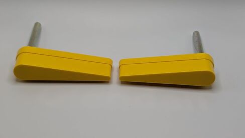 Pinball Life Flipper Bat and Shaft Assembly, No Logo, 3 inch, Plain (Yellow, 2 Pack) in Saudi Arabia