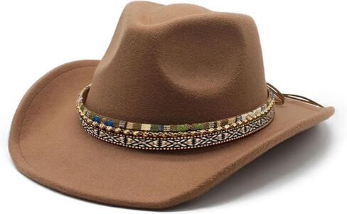 Cowboy Hat Bands for Men Women, Leather Hatbands Belt for Cowboy/Western/Fedora/Cowgirl Hats in Saudi Arabia