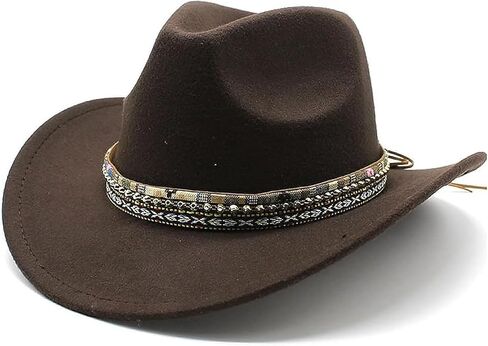 Cowboy Hat Bands for Men Women, Leather Hatbands Belt for Cowboy/Western/Fedora/Cowgirl Hats in Saudi Arabia