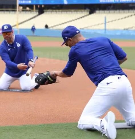 Trosky Fielding Mat Knee Pad – Endorsed by Bobby Witt Jr – Baseball & Softball Training Aid for Infielders – Improve Fielding Mechanics, Footwork & Knee Work – Youth to Pro in Saudi Arabia