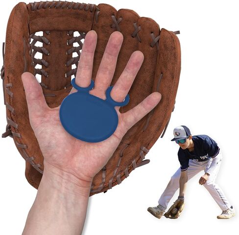 Palm Guard for Baseball & Softball in 3 Sizes (Youth/Adult) - Silicone Hand Protector Shield, Glove Padding Accessory Gear, Shock Pad Training Aid, Injury & Sting Prevention for Infielder Catcher in Kuwait