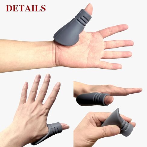 Catcher Thumb Guard for Baseball & Softball - Silicone Catchers Thumb Protector Shield | Reduce Sting & Hand Injury | Training Aid Glove Padding Accessory for Catcher Gear (Men/Women/Youth) in Kuwait