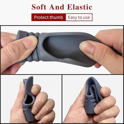 Catcher Thumb Guard for Baseball & Softball - Silicone Catchers Thumb Protector Shield | Reduce Sting & Hand Injury | Training Aid Glove Padding Accessory for Catcher Gear (Men/Women/Youth) in Kuwait