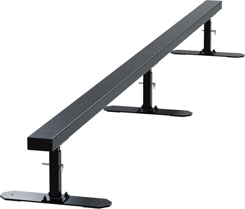 HECASA Skateboard Grind Rail Skate Rail 6' Adjustable Flat Bar Portable Extendable Square Bar for Beginners Skateboards, BMX Bikes, Scooters, Roller Blades in Saudi Arabia