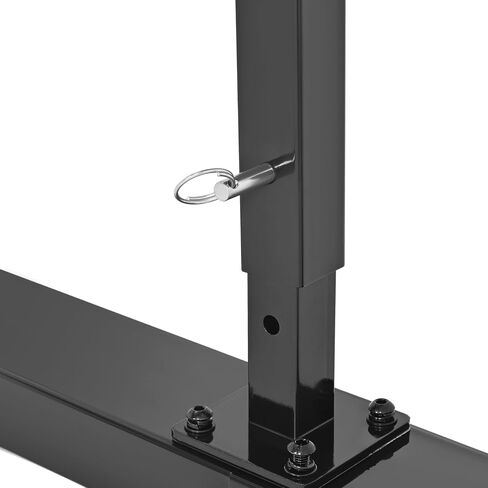 HECASA Skateboard Grind Rail Skate Rail 6' Adjustable Flat Bar Portable Extendable Square Bar for Beginners Skateboards, BMX Bikes, Scooters, Roller Blades in Saudi Arabia