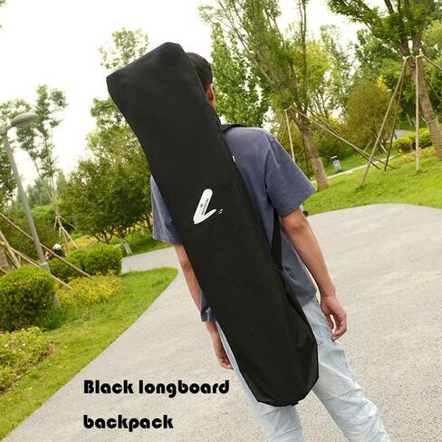 محمول 46 بوصة Longboard لوحة الرقص حقيبة ظهر | لوحة الحمل Longboard | محترف للمبتدئين اللاعبين Longboard | تصميم للجنسين للرجال والنساء والشباب والكبار in Kuwait