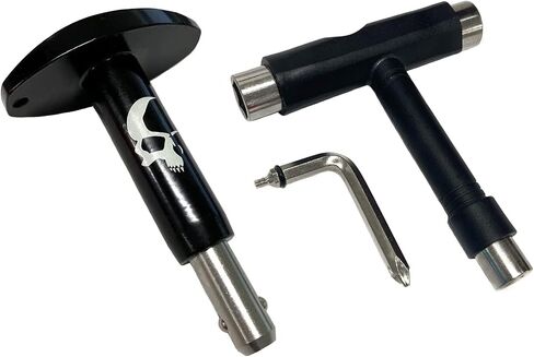 Kami-so Roller Skate Bearing Tool | أداة إزالة محامل الدقة | التزلج الأسطوانة ، إكسسوارات سكوتر | تصميم محمول مضغوط | ملاءمة عالمية ، متينة ، خفيفة الوزن ، مجموعة سهلة الاستخدام | شعار الأرجواني in Kuwait