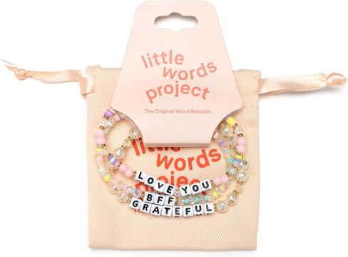 Sister Bracelet, The Original Word Bracelet, Made with Colorful Beads and Plated Brass Hardware, Handcrafted Design & Positive Message, Size XS in Kuwait