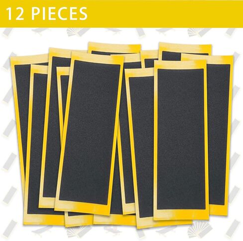 Birllaid Fingerboard Foam Grip Tape,12 Pcs Fingerboard Grip Tape,38mmX110mm 12 in Saudi Arabia