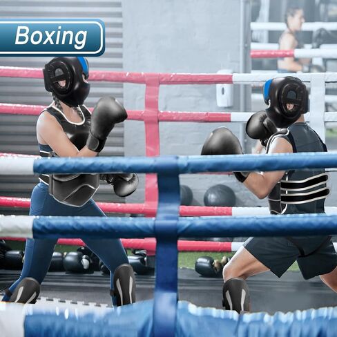 مجموعة معدات التايكواندو للملاكمة ، مجموعة العتاد الكاراتيه المتسابطة الطول شباب أو البالغين ، حراس الفنون القتالية/صدر الضلع/غطاء الرأس/حراس الفم الحراس in Kuwait