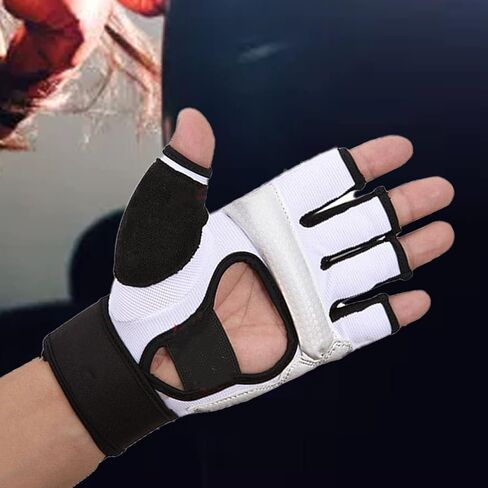 ZJchao Taekwondo Combat Gloves, Breathable Kickboxing Training Gloves for Kids Adults Professional for Punching Bag, Combat, Muay Thai, MMA in Kuwait