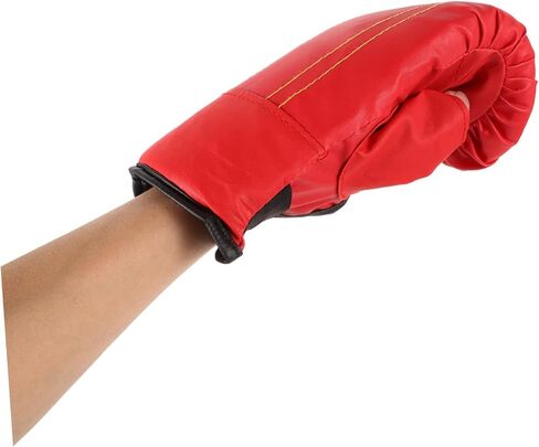 1PAIR التدريب المحمول قفازات السجال للملاكمة قفازات كيك بوكسينغ للرجال للنساء والتصميم المريح والارتداء لتحسين الأداء والإصابة in Kuwait