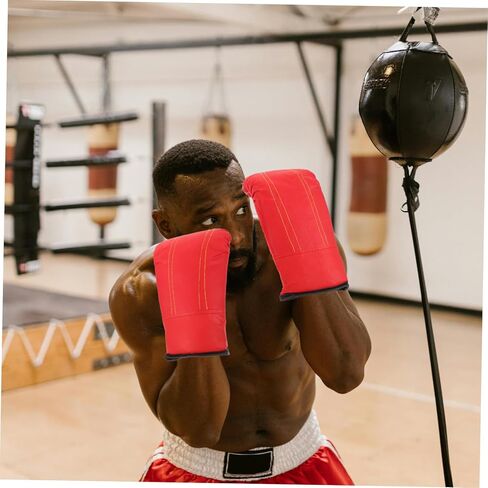 1PAIR التدريب المحمول قفازات السجال للملاكمة قفازات كيك بوكسينغ للرجال للنساء والتصميم المريح والارتداء لتحسين الأداء والإصابة in Kuwait