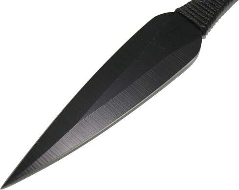 ACE Ace Martial Arts تزويد Ninja Stealth Black Rising Knives بحالة النايلون (Kunai) (3 قطع) in Kuwait