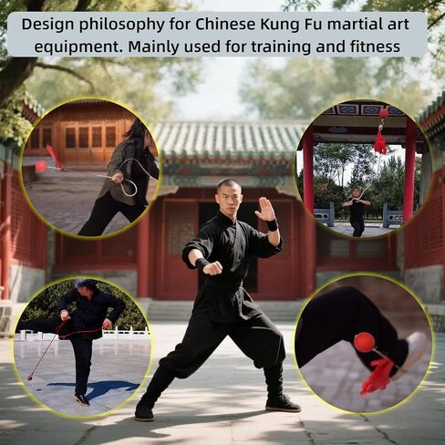 Meteor Hammer with Rubber Ball, Trational Chinese Kungfu Fighting Weapon, Martail Arts Equipement in Kuwait