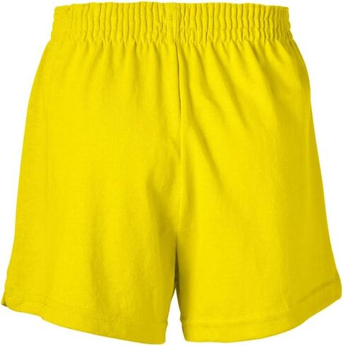 Soffe Girls' Authentic Cheer Shorts – Soft Cotton Blend Gym Shorts for Cheerleading, Dance, Running, Fitness, & Casual Wear – Elastic Waistband, Vibrant Colors, Durable & Easy Care in Saudi Arabia