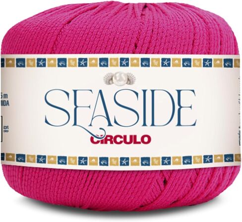 Circulo Seaside Yarn ، مثالي لأشرار الشاطئ ، البيكينيات والتستر ، التجفيف السريع والوزن الخفيف ، وزن الأصابع ، البولي أميد 100 ٪ ، 180.4 ياردة ، 50 جرام ، اللون 616 الكناري in Kuwait