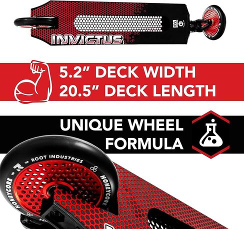 روت اندستريز - سكوتر إنفيكتوس الكامل - سكوتر حيلة - سكوتر احترافي لأي راكب عمري - سكوتر احترافي للأطفال، سكوتر احترافي للبالغين - عجلات سكوتر احترافية in Kuwait