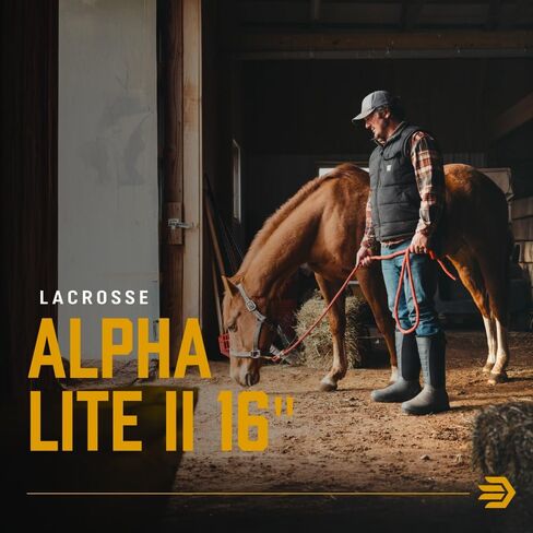 LaCrosse Alpha Lite II CW Men's Waterproof Hunting Boots - Insulated Footwear for Men - Durable & Lightweight - Neoprene Gusset - Thick Cushioning EVA Midsole in Saudi Arabia