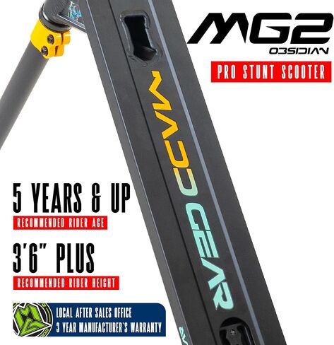 Pro Stunt Trick Scooter for Kids Ages 5-12 – Lightweight Durable Freestyle Kick Scooter for Skatepark and Street – Easy Assembly – Madd Gear MG2 in Kuwait
