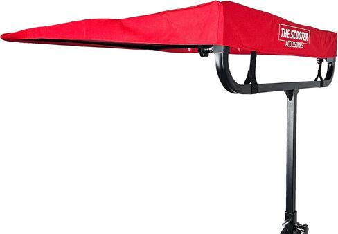 Sunshade Canopy for Mobility Scooters. Easy Removable Rain. Unique Color Choices (Red) in Saudi Arabia