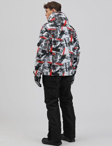 Men's Ski Suit Waterproof Snow Suits Two Piece Snowboard Jacket and Pants Set Outdoor Windproof Winter Warm Snowsuits in Saudi Arabia