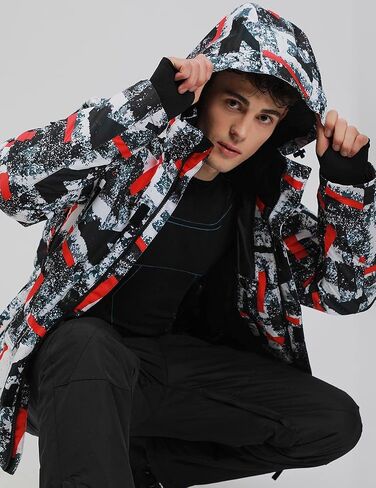 Men's Ski Suit Waterproof Snow Suits Two Piece Snowboard Jacket and Pants Set Outdoor Windproof Winter Warm Snowsuits in Saudi Arabia
