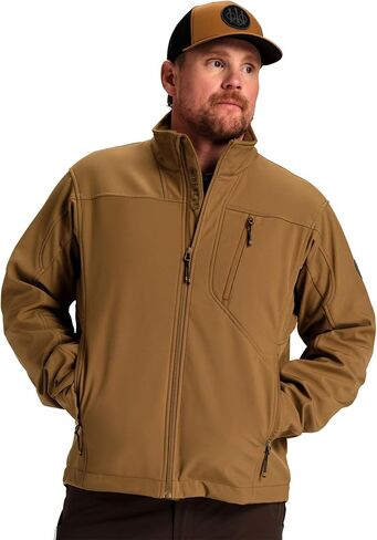 Beretta Men's Daybreak Softshell Outdoor Hiking & Upland Hunting Lightweight Water-Repellent Breathable Mesh Lined Jacket in Saudi Arabia