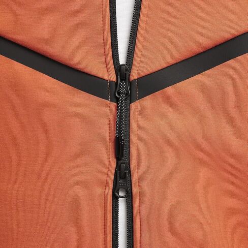 Nike Tech Men's Full-Zip Windrunner Hoodie (HV0949-846, Vintage Coral/Black) in Saudi Arabia