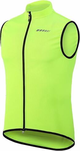 qualidyne Men's Sleeveless Cycling Jersey Vest Road Bike Shirt Bicycle Biking Tank Tops Full Zip Pockets in Saudi Arabia