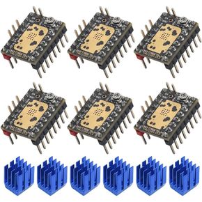 BIGTREETECH Direct 6PCS TMC2209 V1.3 Stepper Motor Driver 2.8A UART Ultra Silent Stepsticks Supports Step/DIR Mode for Octopus V1.1/Octopus pro/SKR V1.4 Turbo SKR 3 Manta M4P/M5P/M8P Control Board in Kuwait