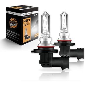 2023 ترقية HB3 9005 ClassicBlaze - لمبة هالوجين أمامية عالية السطوع مضادة للوهج، شعاع عالٍ، لمبة بديلة منخفضة الشعاع مع إضاءة فائقة السطوع وعمر طويل 12 فولت 60 وات (تحتوي على لمبتين) in Kuwait