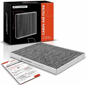 A-Premium Cabin Air Filter with Activated Carbon Compatible with Buick, Chevrolet, GMC, Saturn Models - Enclave, Traverse, Acadia, Acadia Limited, Outlook