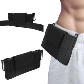 Multifunction Phone Holster Belt Clip Loop EDC Bag Cell Holder Phone for Man and Women Hidden Waist Pack for Running Nylon Velcro Strap