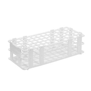 Eowpower Plastic Lab Test Tube Rack Storage Stand Holder Detachable for 16mm Test Tubes, 60 Holes Pack of 1