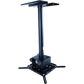 Projector Celling Mount with Universal Mounting Plate-HT30-BLK,Mounting Type: Vertical & Side with 50kg Load Capacity,Accurately Adjust Yaw/Roll/Pitch Angle by ±5°,Suitable: Homes Offices Cinema in Saudi Arabia