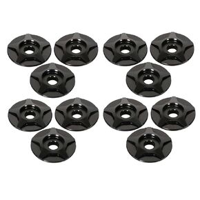 12PCS CNC Side Panel Cover Full Set Colored Verge Washers Compatible with GROM 2022 2023 2024 (Silver)