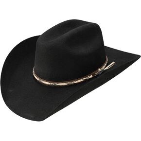 RESISTOL 4X Black Amarillo Sky 4 1/8in Brim Wool Hat