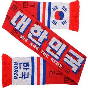 South Korea Soccer Knit Scarf