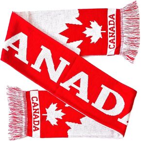 Canada Soccer Knit Scarf (Maple Leaf)